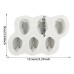 MOLDE TULIPANES PLANOS 6 CAVIDADES MOLDE TULIPANES PLANOS 6 CAVIDADES