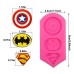 MOLDE LOGOS SUPER HEROES PEQUEÑOS PLANOS 3 CAVIDADES MOLDE LOGOS SUPER HEROES PEQUEÑOS PLANOS 3 CAVIDADES