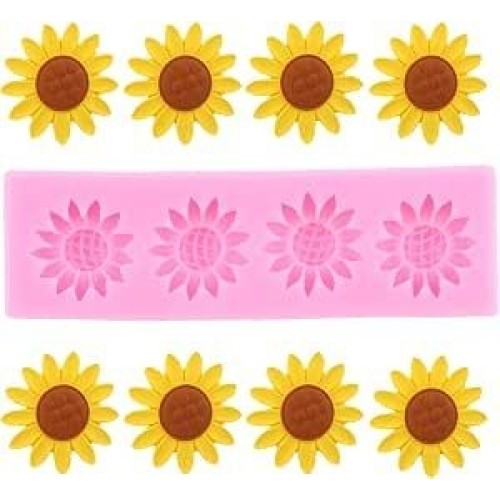 MOLDE MINI GIRASOLES 4 CAVIDADES PLANO MOLDE MINI GIRASOLES 4 CAVIDADES PLANO