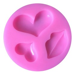 MOLDE CORAZONES, LABIO PLANO PEQUEÑO