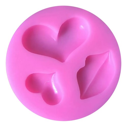 MOLDE CORAZONES, LABIO PLANO PEQUEÑO