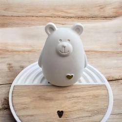 MOLDE OSO CORAZON GORDI