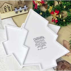 MOLDE DE BANDEJA BASE TIPO ARBOL DE NAVIDAD
