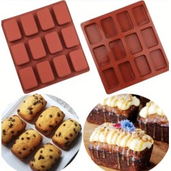 MOLDE MINI RECTANGULOS 12 CAVIDADES JABONES