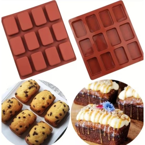MOLDE MINI RECTANGULOS 12 CAVIDADES JABONES MOLDE MINI RECTANGULOS 12 CAVIDADES JABONES