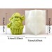 MOLDE CUPCAKE CON SANTA NAVIDAD