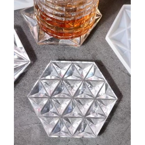 MOLDE BASE BANDEJA HEXAGONAL PLANO DIAMANTE
