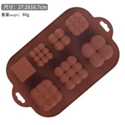 MOLDE BUBLES 7 DISEÑOS VARIOS TAMAÑOS