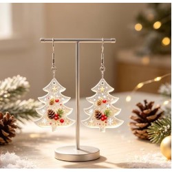 MOLDE MINI ARBOL NAVIDAD PARA ZARCILLOS O COLGANTES