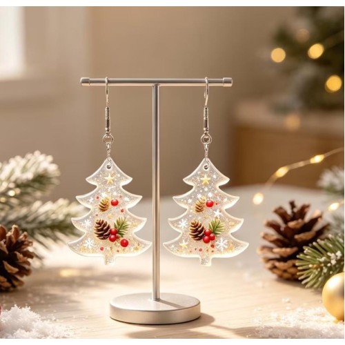 MOLDE MINI ARBOL NAVIDAD PARA ZARCILLOS O COLGANTES MOLDE MINI ARBOL NAVIDAD PARA ZARCILLOS O COLGANTES