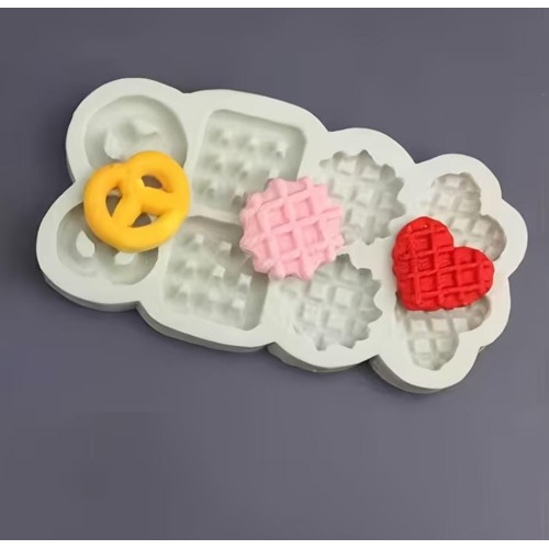 MOLDE MINI GALLETAS 8 CAVIDADES 4 DISEÑOS MOLDE MINI GALLETAS 8 CAVIDADES 4 DISEÑOS