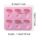 MOLDE PIES DE BEBE 6 CAVIDADES MOLDE PIES DE BEBE 6 CAVIDADES