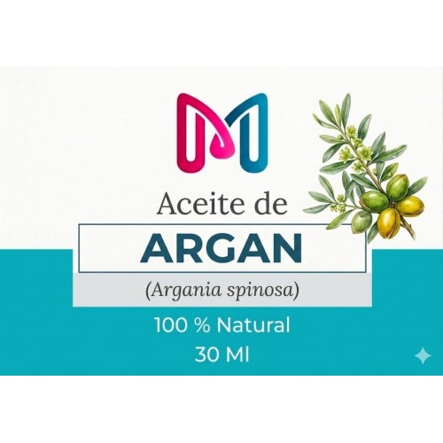 ACEITE 100% VEGANO NATURAL DE ARGAN PARA COSMETICA 30 ML