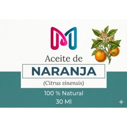 ACEITE 100% VEGANO NATURAL DE NARANJA PARA COSMETICA 30 ML