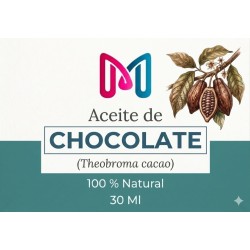 ACEITE 100% VEGANO NATURAL DE CHOCOLATE PARA COSMETICA 30 ML