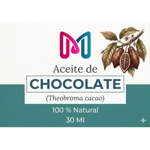 ACEITE 100% VEGANO NATURAL DE CHOCOLATE PARA COSMETICA 30 ML