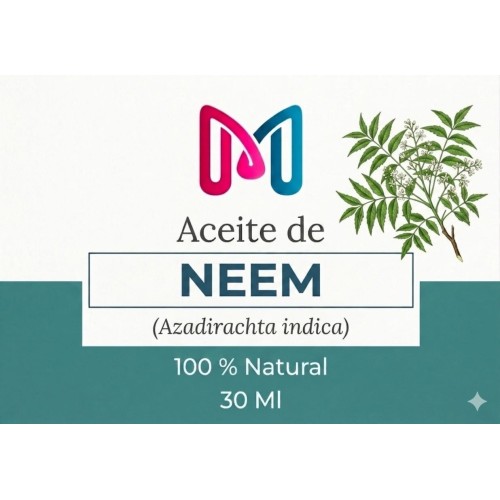 ACEITE 100% VEGANO NATURAL DE NEEM  PARA COSMETICA 30 ML