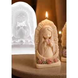 MOLDE VIRGEN ORANDO