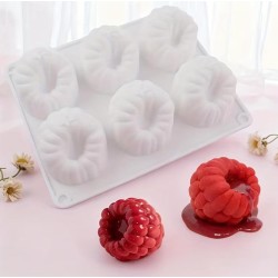 MOLDE FRAMBUESAS MEDIANAS DE POSTRES MOLDE FRAMBUESAS MEDIANAS DE POSTRES