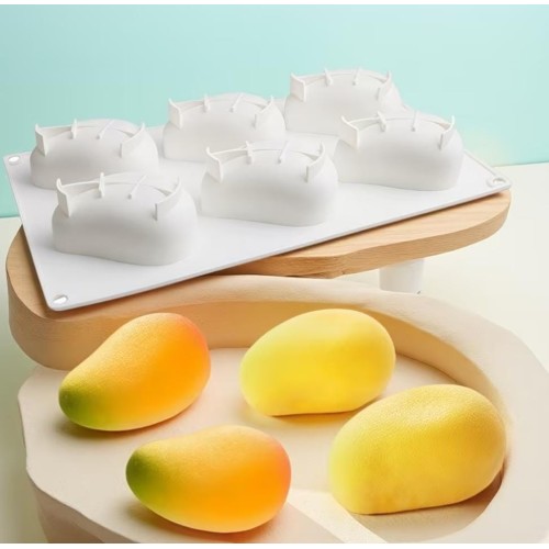 MOLDE MANGOS 6 CAVIDADES MEDIANOS MOLDE MANGOS 6 CAVIDADES MEDIANOS