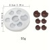 MOLDE DE MINI GALLETAS BISCUTIS 7 CAVIDADES MOLDE DE MINI GALLETAS BISCUTIS 7 CAVIDADES