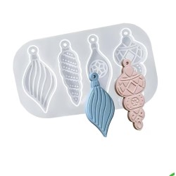 MOLDE MINI BAMBALINAS LARGAS PLANAS 4 CAVIDADES MOLDE MINI BAMBALINAS LARGAS PLANAS 4 CAVIDADES