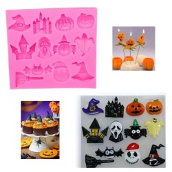MOLDE DE HALLOWEN BRUJA, FANTASMA MOLDE DE HALLOWEN BRUJA, FANTASMA