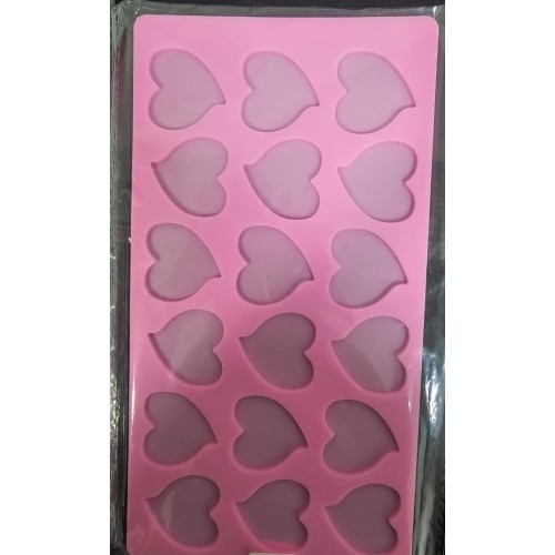 MOLDE CORAZONES EXTRA PLANOS 18 CAVIDADES MOLDE CORAZONES EXTRA PLANOS 18 CAVIDADES