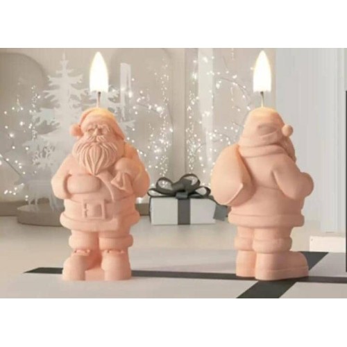 MOLDE DE SANTA CLAUS 3D PARADO MOLDE DE SANTA CLAUS 3D PARADO