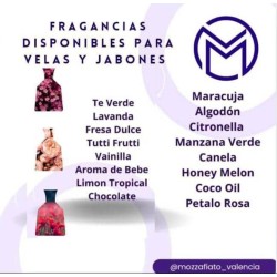 FRAGANCIAS OLEOSAS PARA VELAS Y JABONES 30 ML