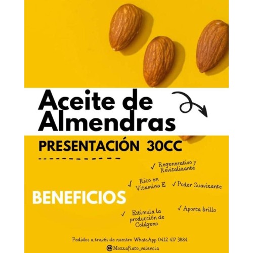 ACEITE DE ALMENDRA 30 ML ACEITE DE ALMENDRA 30 ML