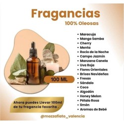 FRAGANCIAS OLEOSAS PARA VELAS Y JABONES 100 ML