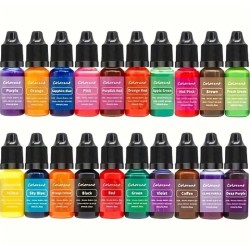 COLORANTES PARA VELAS LIQUIDO 10 ML IMPORTADO