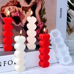 MOLDE CORAZONES APILADOS MINI