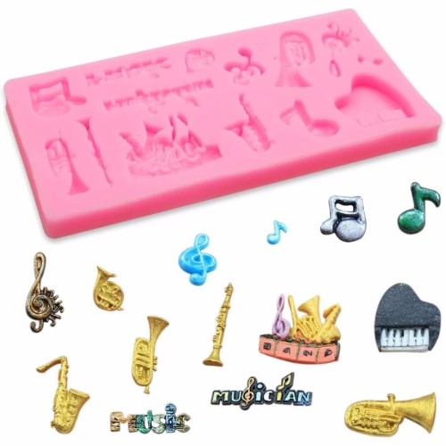 MOLDE FIGURAS MUSICALES PLANAS MOLDE FIGURAS MUSICALES PLANAS