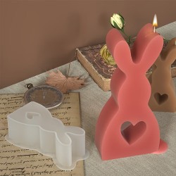 MOLDE CONEJO CORAZONADO PEQUEÑO