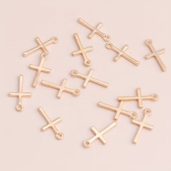 DIJES CRUCES LARGAS DORADAS x UNIDAD
