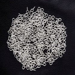 TORNILLOS PARA COLGANTES PLATEADOS x 20 PIEZAS
