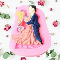 MOLDE PAREJA BAILARINA PLANO