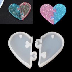 MOLDE CORAZON PARTIO PARA DIJES PEQUEÑO