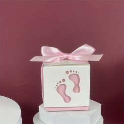 CAJAS PARA DECORACIONES O RECUERDOS DE OCASION PIES ROSADO