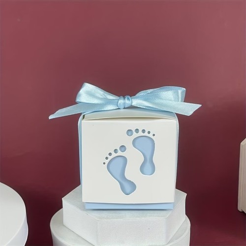 CAJAS PARA DECORACIONES O RECUERDOS DE OCASION PIES AZUL CAJAS PARA DECORACIONES O RECUERDOS DE OCASION PIES AZUL