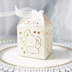 CAJAS PARA DECORACIONES O RECUERDO ELEFANTE CORAZON