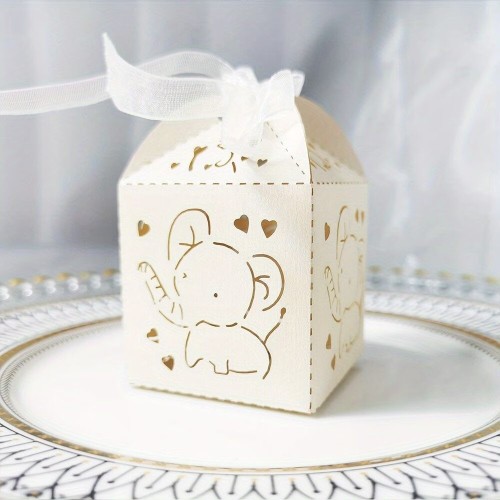 CAJAS PARA DECORACIONES O RECUERDO ELEFANTE CORAZON