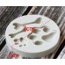 MOLDE PATITA Y HUESO PERRITO PLANO 4 CAVIDADES MOLDE PATITA Y HUESO PERRITO PLANO 4 CAVIDADES