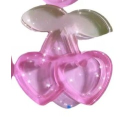 MOLDE MINI CEREZAS CORAZONADAS PLANAS