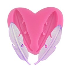 MOLDE PLUMAS PLANAS PEQUEÑAS
