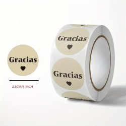 ETIQUETAS  GRACIAS  CIRCULARES  x 20 UNIDADES