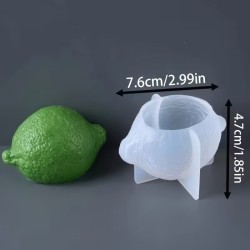 MOLDE FORMA DE LIMON 3D MOLDE FORMA DE LIMON 3D