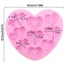 MOLDE CORAZONES PLANOS CON DISEÑO DOBLE 9 CAVIDADES MOLDE CORAZONES PLANOS CON DISEÑO DOBLE 9 CAVIDADES